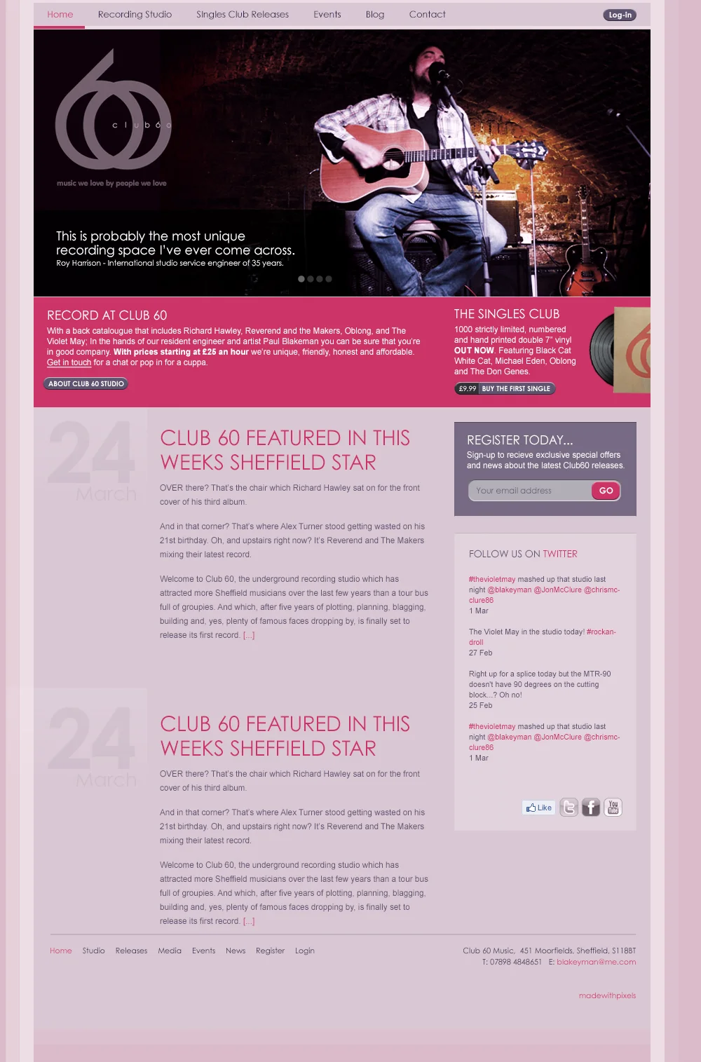 Club60 website